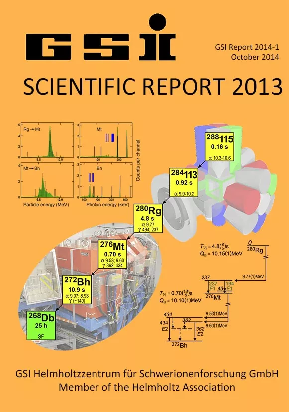 Cover GSI Scientific Report 2014