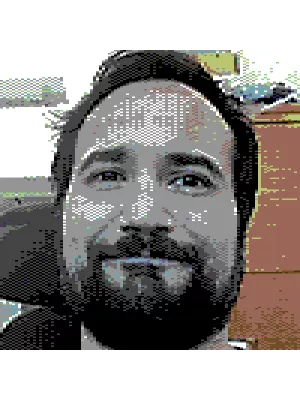 A rendering of Florido Paganelli in the style of Commodore 64